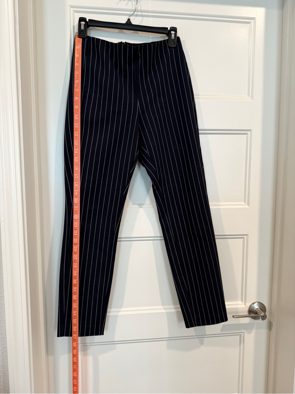 rag & bone Navy Pinstripe Tapered Dress Pants - Picture 5 of 13